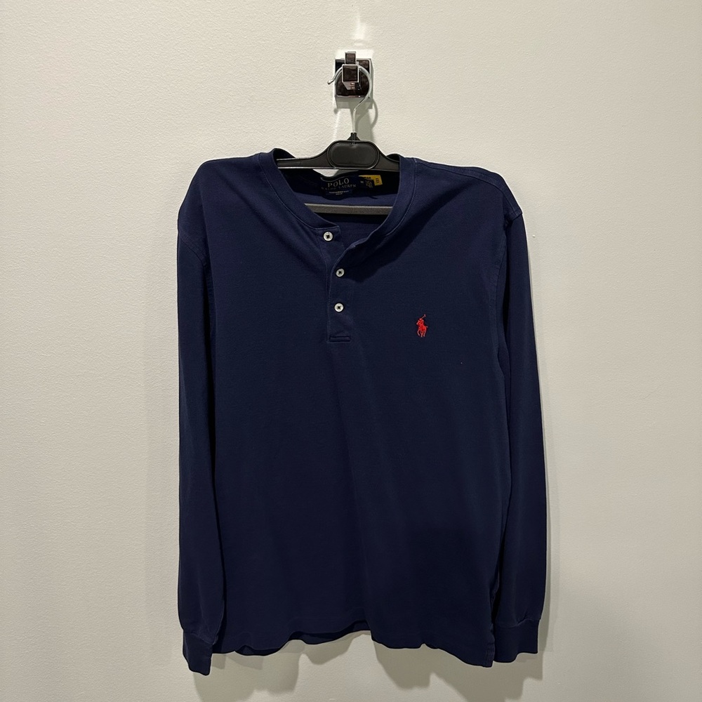 Polo Quarter Button longsleeve